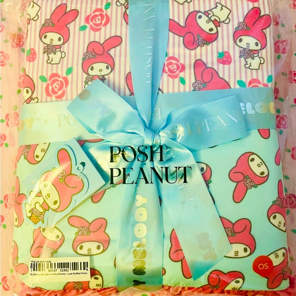 My Melody® Springtime & My Melody® Rose Ruffled Luxe Patoo from Posh Peanut®